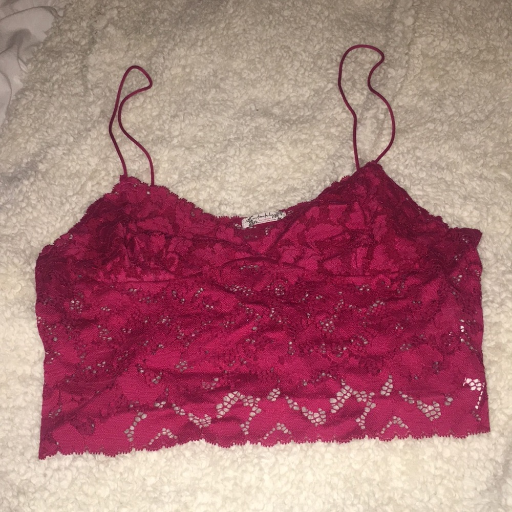 Free People lace tank top